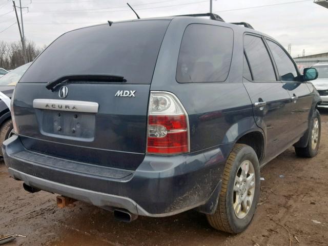 2HNYD18794H559136 - 2004 ACURA MDX TOURIN BLUE photo 4