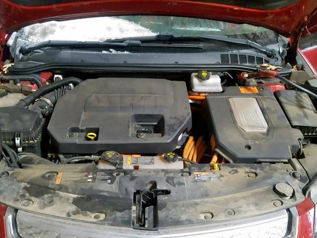 1G1RH6E4XCU122918 - 2012 CHEVROLET VOLT RED photo 7