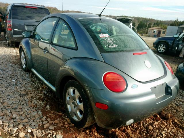 3VWCK21C53M414031 - 2003 VOLKSWAGEN NEW BEETLE GRAY photo 3