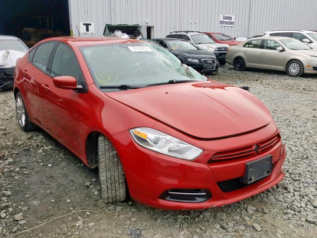 1C3CDFBA8DD284667 - 2013 DODGE DART SXT RED photo 1