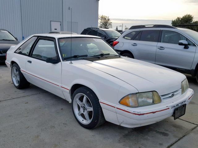 1FABP41AXJF239580 - 1988 FORD MUSTANG LX WHITE photo 1