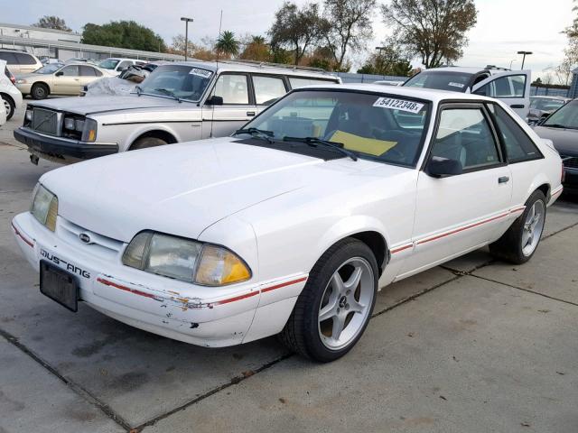 1FABP41AXJF239580 - 1988 FORD MUSTANG LX WHITE photo 2