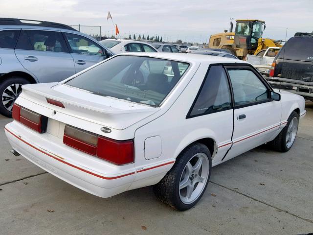 1FABP41AXJF239580 - 1988 FORD MUSTANG LX WHITE photo 4