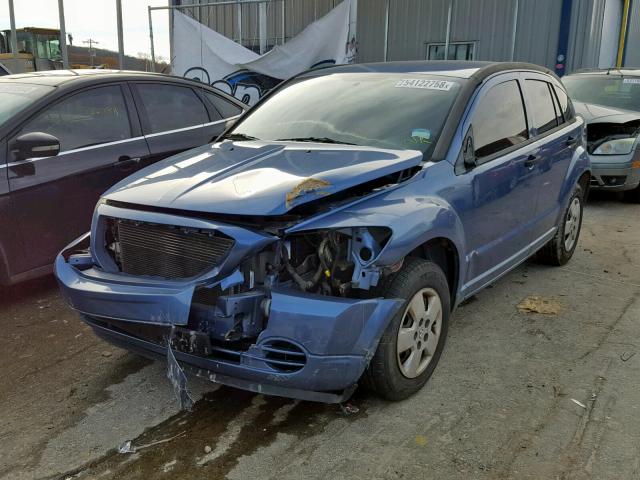 1B3HB28BX7D126465 - 2007 DODGE CALIBER BLUE photo 2