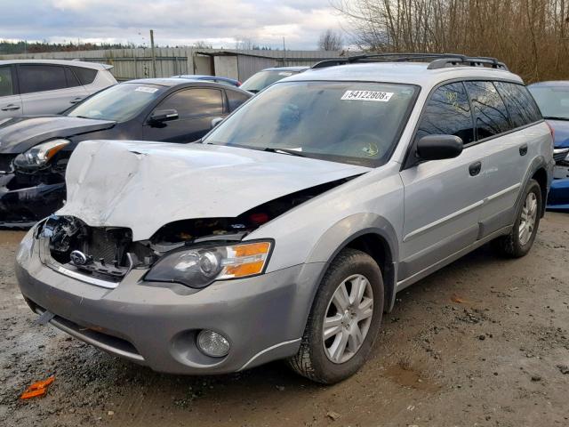 4S4BP61CX57390275 - 2005 SUBARU LEGACY OUT GRAY photo 2