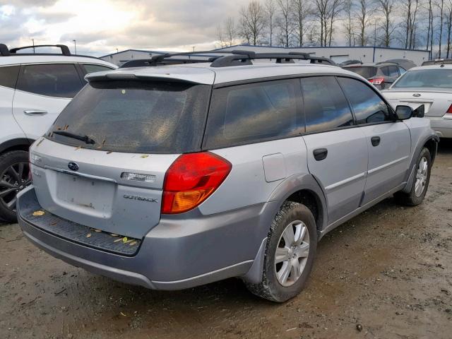 4S4BP61CX57390275 - 2005 SUBARU LEGACY OUT GRAY photo 4