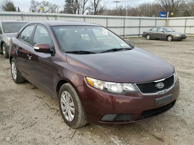 KNAFU4A22A5241971 - 2010 KIA FORTE EX BURGUNDY photo 1