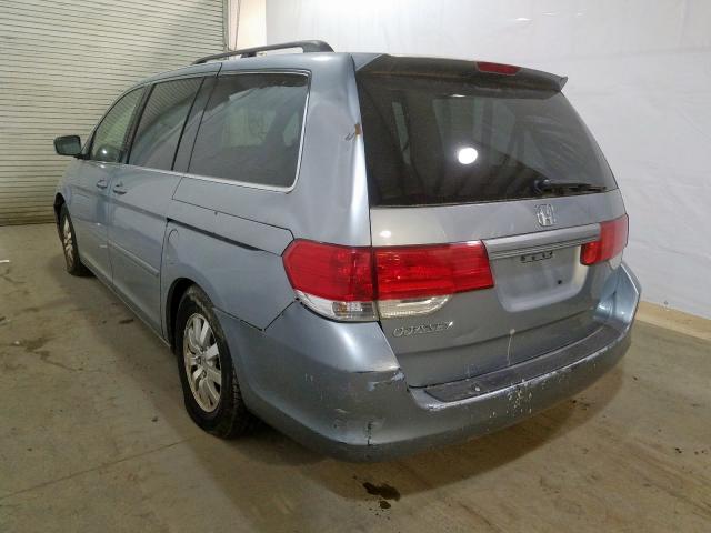 5FNRL38479B006951 - 2009 HONDA ODYSSEY EX SILVER photo 3