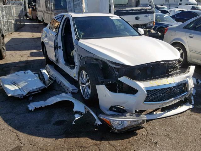 JN1BV7AP2FM349163 - 2015 INFINITI Q50 BASE WHITE photo 1