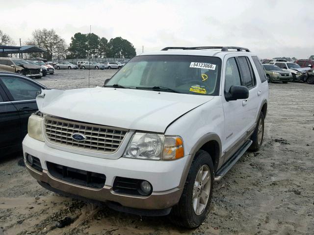 1FMDU64K54ZA20763 - 2004 FORD EXPLORER E WHITE photo 2