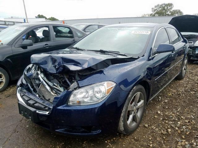 1G1ZC5E1XBF172705 - 2011 CHEVROLET MALIBU 1LT 蓝色 照片 2