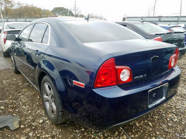 1G1ZC5E1XBF172705 - 2011 CHEVROLET MALIBU 1LT 蓝色 照片 3