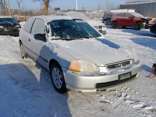 2HGEJ6434WH007128 - 1998 HONDA CIVIC DX SILVER photo 1