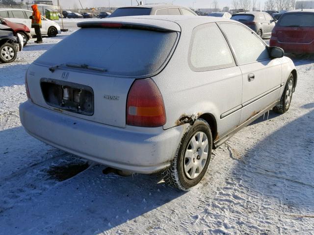 2HGEJ6434WH007128 - 1998 HONDA CIVIC DX SILVER photo 4