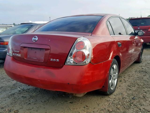 1N4AL11D25N435718 - 2005 NISSAN ALTIMA S RED photo 4