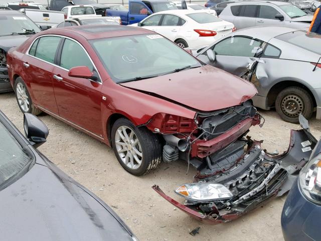 1G1ZK577X8F275748 - 2008 CHEVROLET MALIBU LTZ RED photo 1