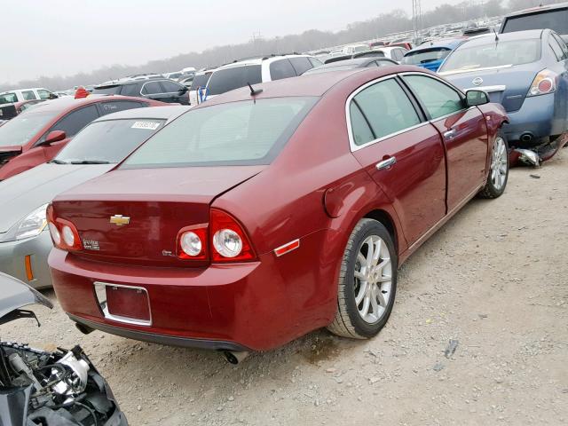 1G1ZK577X8F275748 - 2008 CHEVROLET MALIBU LTZ RED photo 4