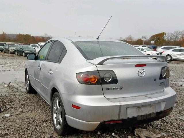 JM1BK123941179025 - 2004 MAZDA 3 S SILVER photo 3