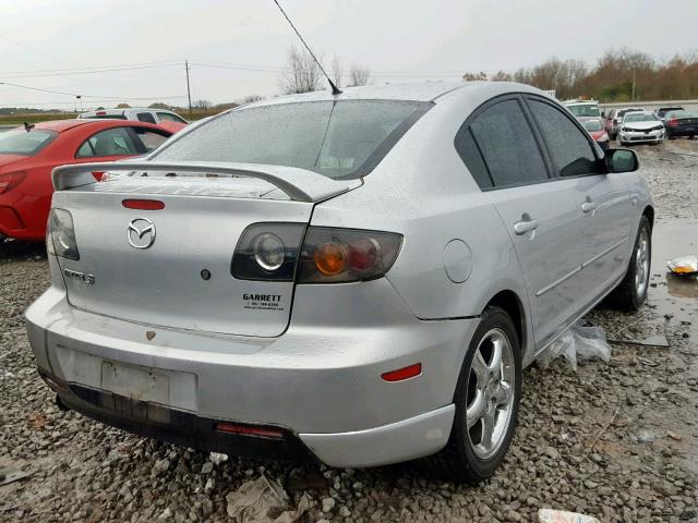 JM1BK123941179025 - 2004 MAZDA 3 S SILVER photo 4