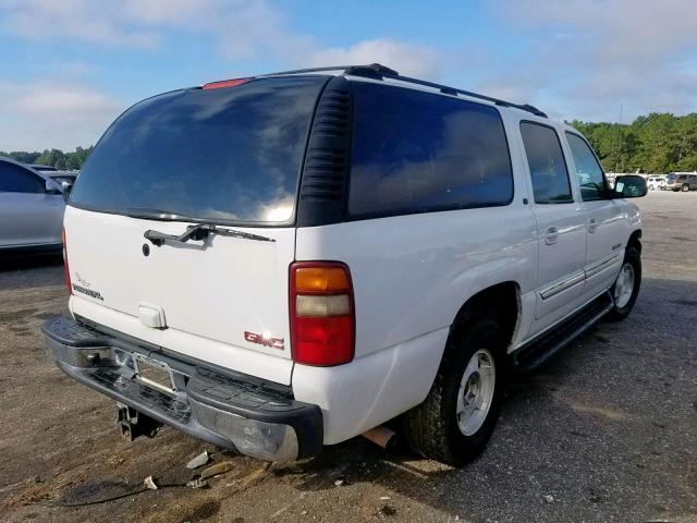 3GKEC16Z13G321218 - 2003 GMC YUKON XL C WHITE photo 4