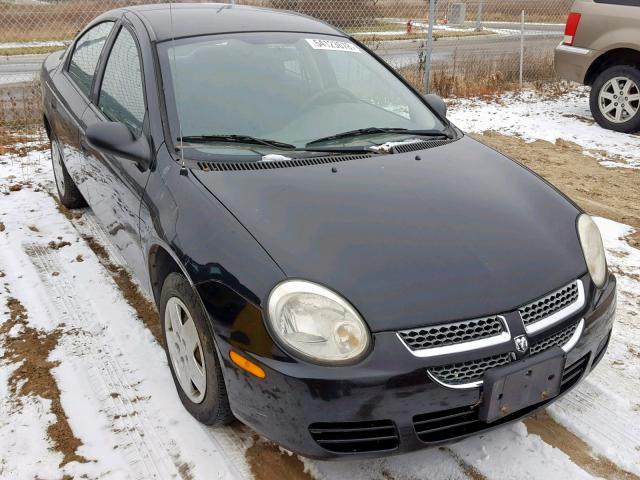 1B3ES26C65D276598 - 2005 DODGE NEON BASE BLACK photo 1