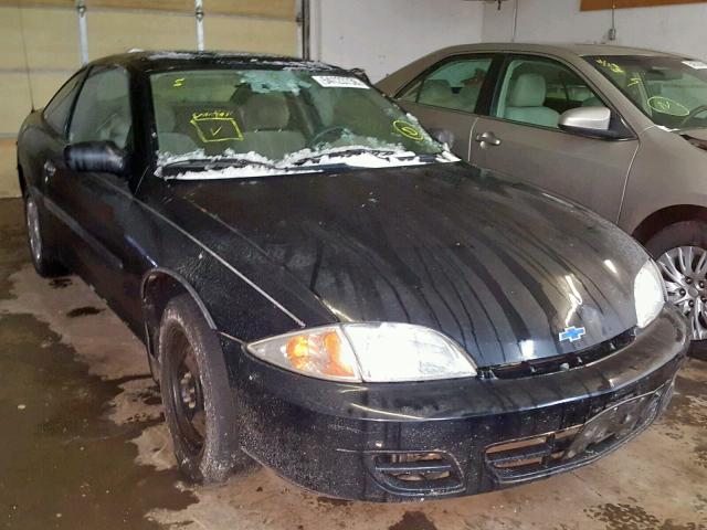 1G1JS124527271112 - 2002 CHEVROLET CAVALIER L BLACK photo 1