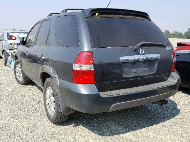 2HNYD18843H522955 - 2003 ACURA MDX TOURIN GRAY photo 3