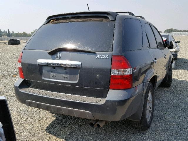 2HNYD18843H522955 - 2003 ACURA MDX TOURIN GRAY photo 4