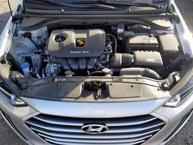 5NPD84LF1JH247887 - 2018 HYUNDAI ELANTRA SE SILVER photo 7