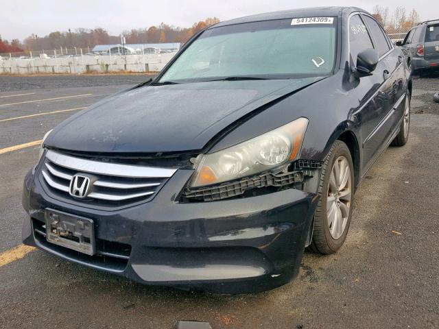 1HGCP2F71BA036190 - 2011 HONDA ACCORD EX BLACK photo 2