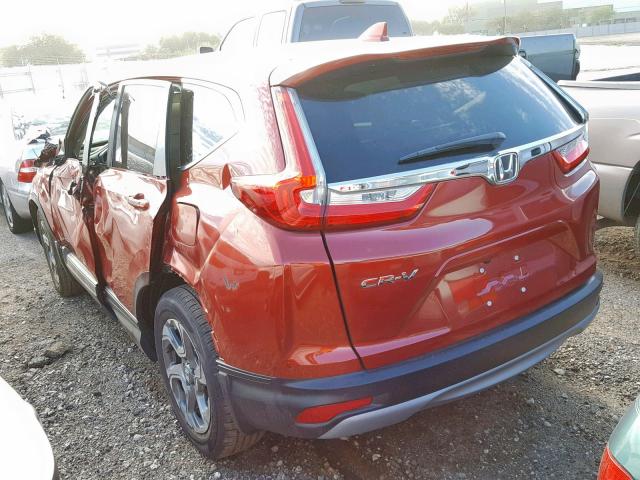 5J6RW1H89JL010994 - 2018 HONDA CR-V EXL RED photo 3