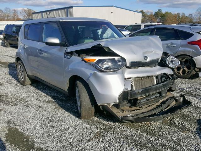 KNDJN2A27F7752957 - 2015 KIA SOUL SILVER photo 1