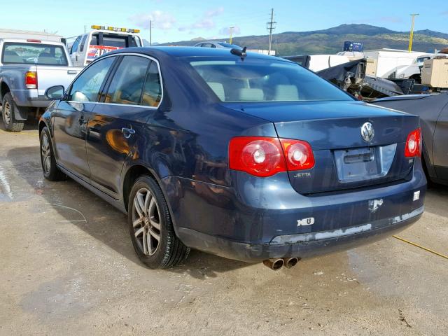 3VWSF71K36M621493 - 2006 VOLKSWAGEN JETTA 2.5 BLUE photo 3