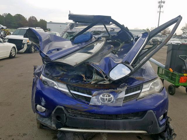 2T3DFREV0EW170905 - 2014 TOYOTA RAV4 LIMIT BLUE photo 7