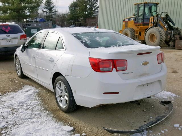 1G11C5SL6EF104313 - 2014 CHEVROLET MALIBU 1LT WHITE photo 3