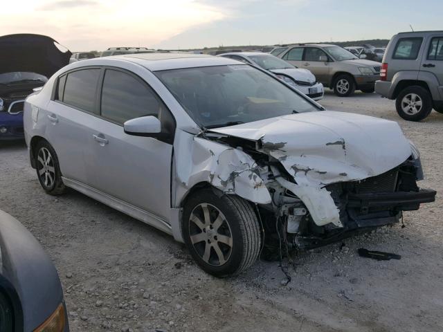 3N1AB6AP7CL776679 - 2012 NISSAN SENTRA 2.0 WHITE photo 1