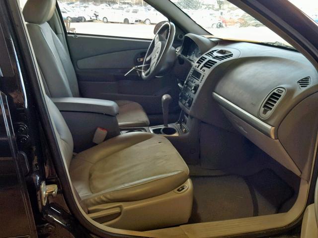 1G1ZU64874F237210 - 2004 CHEVROLET MALIBU MAX შავი ფოტო 5