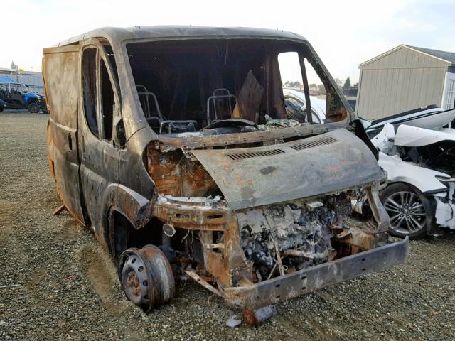 3C6TRVND9FE517753 - 2015 RAM PROMASTER 烧焦的 照片 1