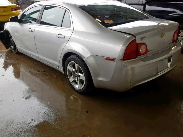 1G1ZC5E02A4101242 - 2010 CHEVROLET MALIBU 1LT SILVER photo 3