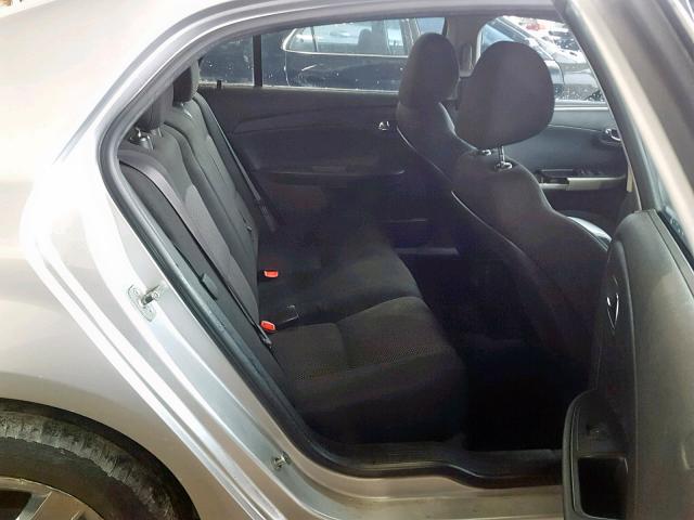 1G1ZC5E02A4101242 - 2010 CHEVROLET MALIBU 1LT SILVER photo 6