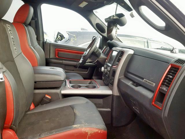 1C6RR7YT3GS105089 - 2016 RAM 1500 REBEL შავი ფოტო 5