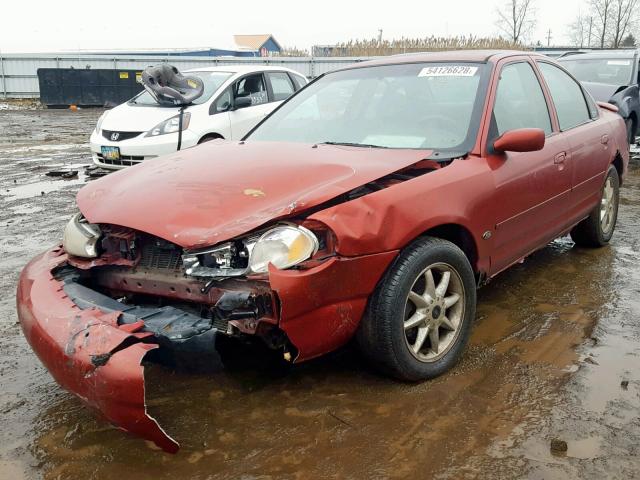 3FAFP66L3WM141182 - 1998 FORD CONTOUR LX RED photo 2