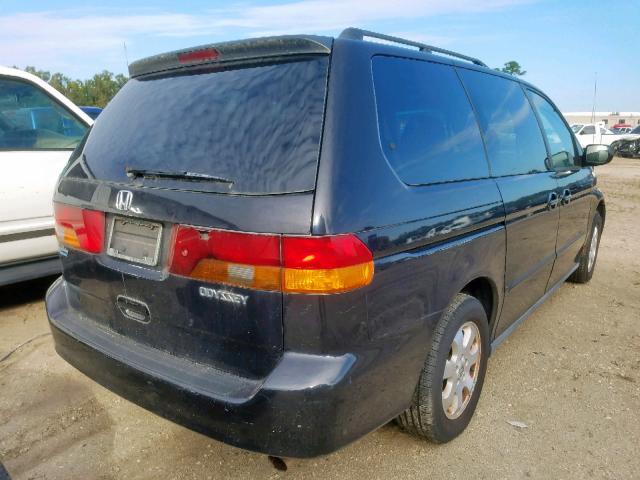 5FNRL18044B027444 - 2004 HONDA ODYSSEY EX BLACK photo 4