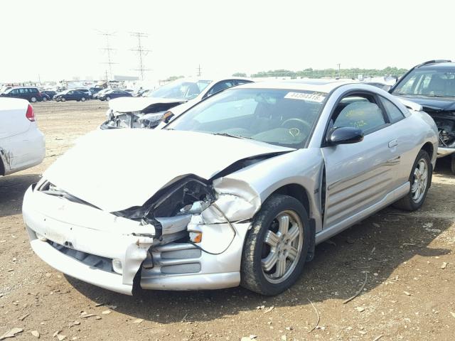 4A3AC84L8YE117996 - 2000 MITSUBISHI ECLIPSE GT SILVER photo 2