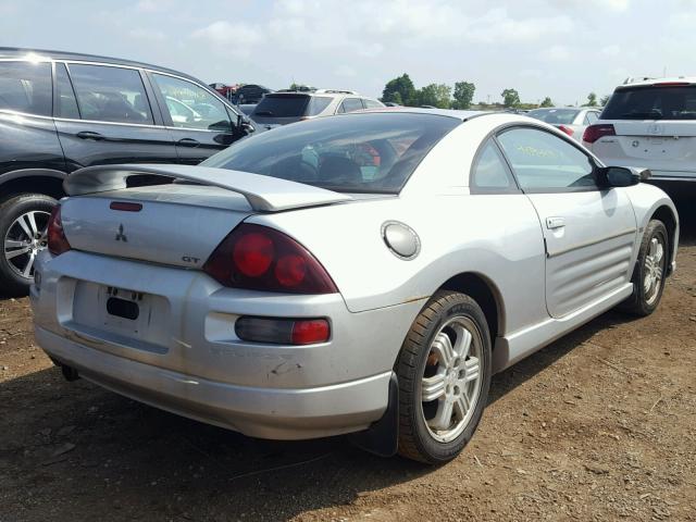 4A3AC84L8YE117996 - 2000 MITSUBISHI ECLIPSE GT SILVER photo 4