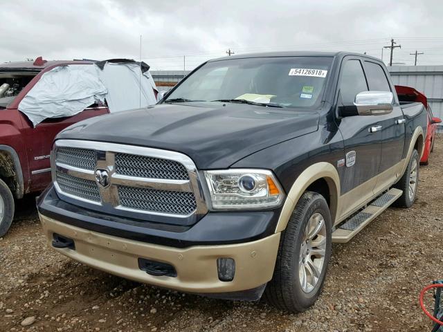 1C6RR7PT5FS633099 - 2015 RAM 1500 LONGH TWO TONE photo 2