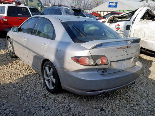 1YVHP84D965M50665 - 2006 MAZDA 6 S SILVER photo 3