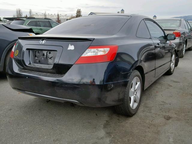 2HGFG12918H536407 - 2008 HONDA CIVIC EXL BLACK photo 4