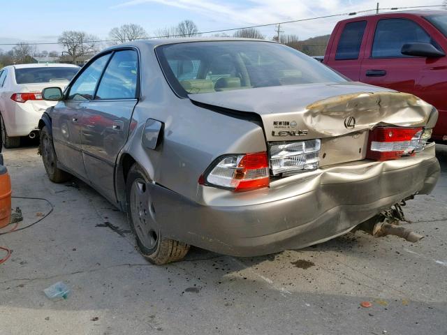 JT8BF28G7Y0273113 - 2000 LEXUS ES 300 TAN photo 3