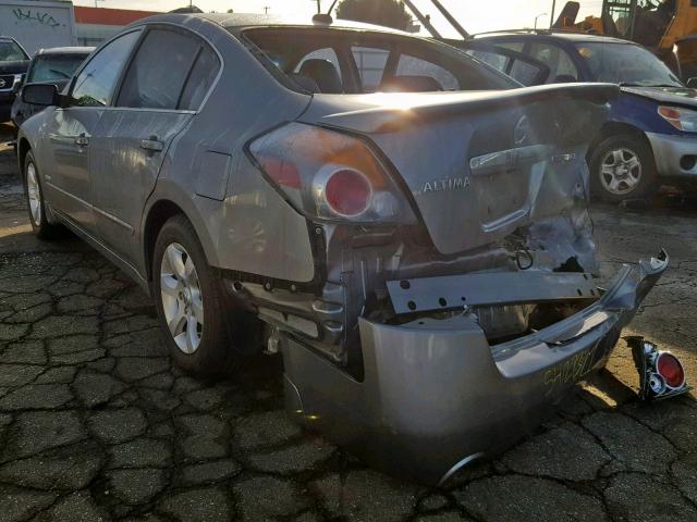 1N4CL21E29C114867 - 2009 NISSAN ALTIMA HYB SILVER photo 3